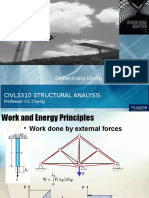 Civl3310 Structural Analysis: Deflections Using Energy Methods