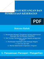 Administrasi Keuangan Dan Pembiayaan Kesehatan 1