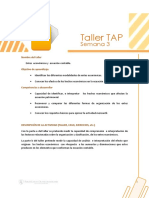 Taller TAP S 3