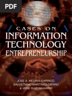 ENTREPRENEURSHIP Cases On Information Technology Entrepreneurship