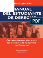 Manual Del Estudiante de Derecho. Como e PDF