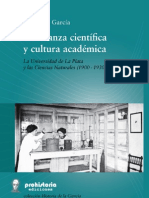 ENSEÑANZA CIENTÍFICA y CULTURA ACADÉMICA, de Susana García