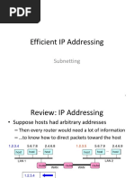 Efficient IP Addressing