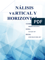 Análisis Vertical y Horizontal