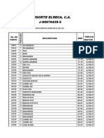 Nueva Lista de Precios Elreca