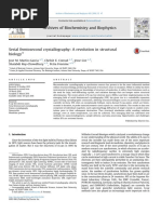 Serial Femtosecond Crystallography A Revolution in Structural Biology 2016 Archives of Biochemistry and Biophysics