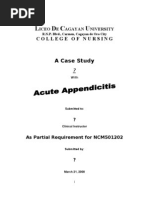 Acute Appendicitis - CS