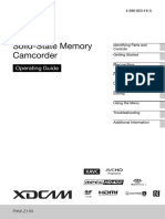 SonyPXW-Z150 OperationGuide