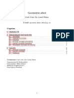 Geometrie Afina Saptamana 13 Complet C.pintea