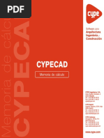 CYPECAD - Memoria de Cálculo