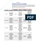 Newsreel Rubric