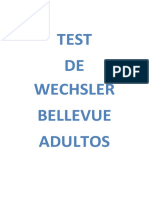 Test Wechsler Libro