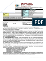 2009 Catering Agreement