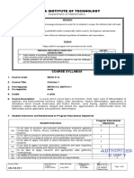 Math 21-2 Syllabus (Ar)