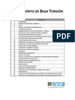 Reglamento de BT UTE PDF