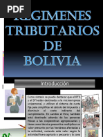 Regimenes Tributarios de Bolivia