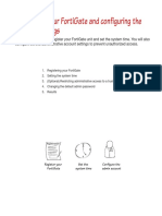 FortiGate Registration and Basic Settings