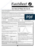 Bio Factsheet: The Paired T-Test & When To Use It