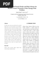 Analyze and Enrich Divide and Rule Scheme For Wireless Sensor Network To Solve Energy Hole Problem