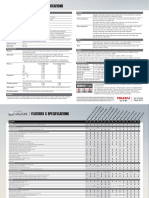 Isuzu D-MAX Specification Sheet