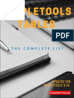 Complete List of PeopleTools Tables v1