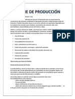 Informe de Producción