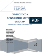 Informe de Afinacion