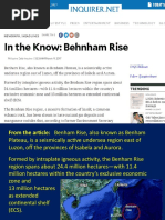 In The Know Benham Rise