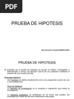 Prueba de Hipotesis