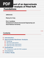 Nonlinear Analysis of Piled Raft Foundations