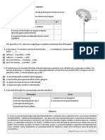 Testes de Avaliação - Sistemanervoso