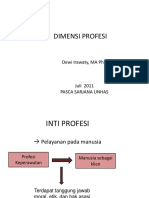 Dimensi Profesi