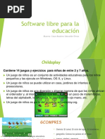 Software Libre para La Educación