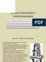 Estructuralismo y Funcionalismo