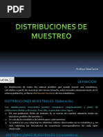 Distribución de Muestreo - Sesión 14