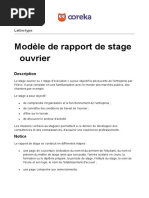 Rapport de Stage