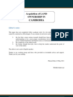 Acquisition of Land Ownership in Cambodia