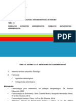 TEMA 10 Transmisión Noradrenérgica