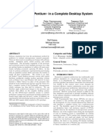 An FPGA-Based Pentium in A Complete Desktop System: Shih-Lien L. Lu Peter Yiannacouras Taeweon Suh