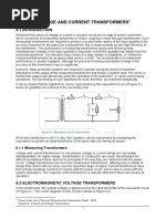 Voltage and Current Transformers