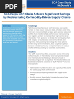 SCA CS McDonalds Commodity Driven Supply Chain