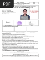 Admit Card