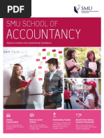 Smu School of Smu School Of: Accountancy Accountancy