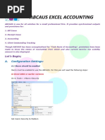 Abcaus Excel Accounting: Let's Begin