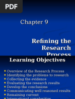 Refining The Research Process