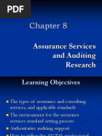 Assurance Services and Auditing Research