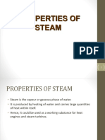 Properties of Steam