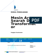 Modul Mesin Arus Searah Dan Transformator (TM15)