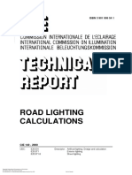 CIE - Road Light Calculations - CIE140-2000 PDF