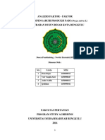 Laporan Analisis Fungsi Produksi